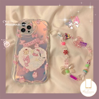 เคสโทรศัพท์มือถือ แบบนิ่ม ลายการ์ตูนคิตตี้ มีสายคล้อง สําหรับ Redmi 9A 10C 9 A1 9T 12 12C 10 10A A2 9C NFC Note 8 9 11 11s 12 10s 10 Pro Max Poco M3 Mi 11 12 Lite เคสการ์ดเลเซอร์