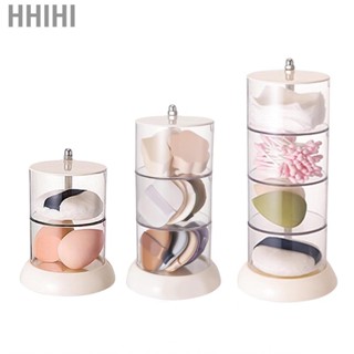 Hhihi Multi Layer  Puff Organizer  User Friendly Plastic Storage Case Breathable for Dressing Room