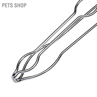  Pets Shop ตักทรายแมวสแตนเลสตามหลักสรีรศาสตร์ทำความสะอาดง่ายตาข่ายละเอียดตักทรายแมวสำหรับผู้ชาย