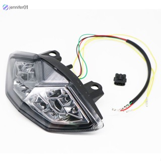 Jen ไฟท้าย ไฟเบรก ไฟเลี้ยว LED โครเมี่ยม สําหรับ Kawasaki Z1000 10-13