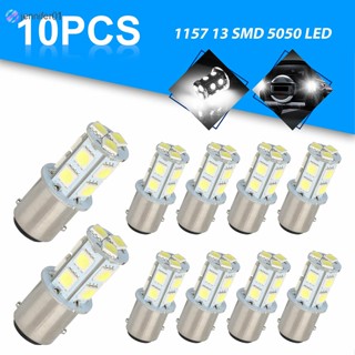 Jen หลอดไฟเบรกท้ายรถยนต์ Led 1157 Bay15d 13-smd 12v 10 ชิ้น