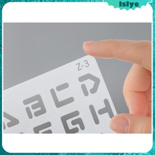 [Lslye] ชุดไม้บรรทัด ลายฉลุตัวอักษร ตัวเลข 20 ชิ้น