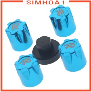[Simhoa1] ขอบล้อรถบังคับ โลหะผสม สีฟ้า สําหรับ 1:10 90046 D90 MST