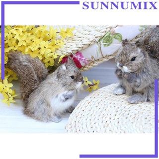 [Sunnimix] ตุ๊กตากระรอกประดิษฐ์ เสมือนจริง สําหรับตกแต่งบ้าน สวน กลางแจ้ง