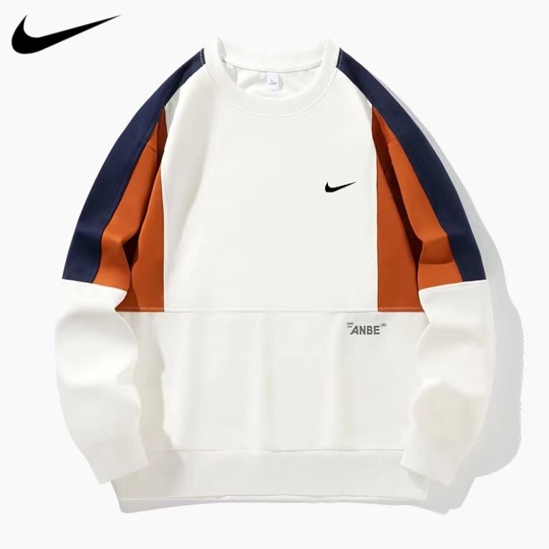 [พร้อมส่ง] ของแท้ 100% Nike เสื้อแจ็กเก็ตกันหนาวลําลอง คอกลม ผ้าถัก สําหรับผู้ชาย และผู้หญิง เหมาะกั