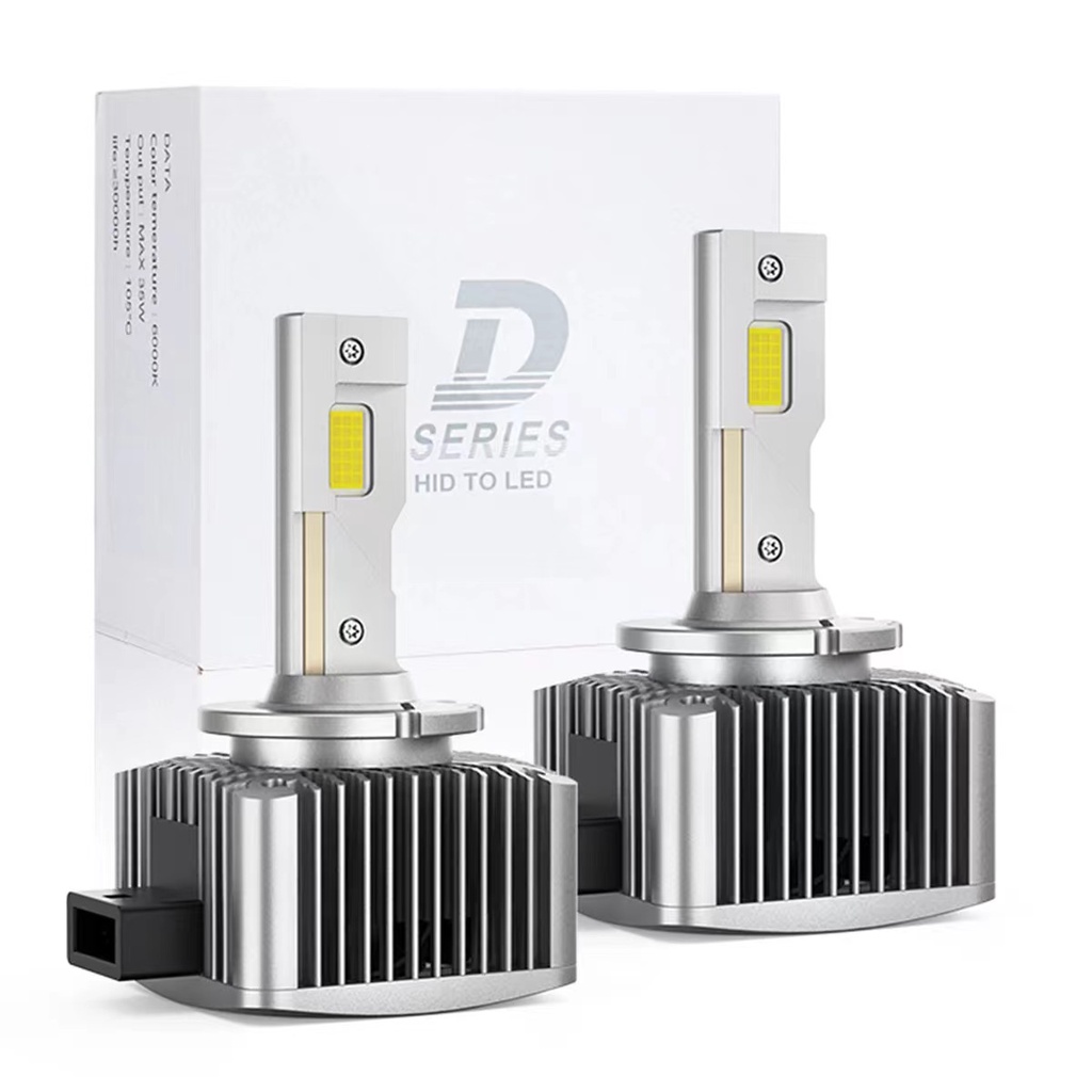 หลอดไฟหน้ารถยนต์ LED D1s D3S D2S D4S D5S พร้อมตัวถอดรหัส D Series