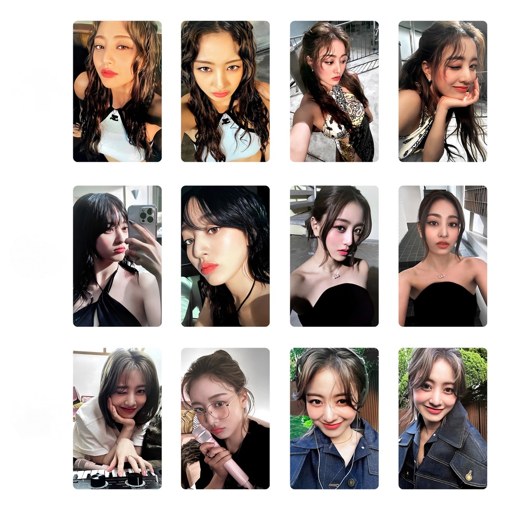 4 ชิ้น/เซ็ต JIHYO สองครั้ง 1st Mini Solo อัลบั้ม Photocards ZONE Killin Me Good Lomo การ์ดสองครั้ง K