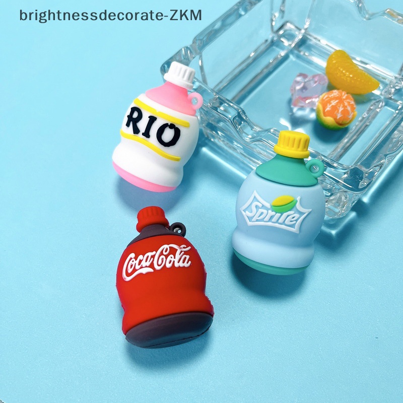 [Brightdecorate] พวงกุญแจรถยนต์ จี้รูปขวดเครื่องดื่ม Pepsi RIO Coca-Cola 1 ชิ้น