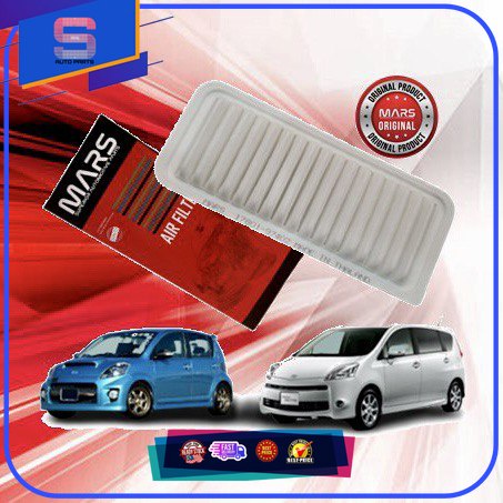 MARS PERFORMANCE- ไส้กรองอากาศเครื่องยนต์ TOYOTA PASSO K3 1.3 QNC10/TOYOTA PASSO SETTE 3SZ M502 M512