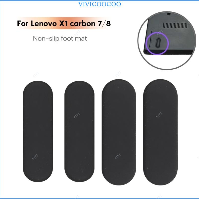 Vivi แผ่นยางรองด้านล่าง แบบเปลี่ยน สําหรับ Lenovo Thinkpad X1 Carbon 7th Gen 8th X1C 2019 2020 4 ชิ้