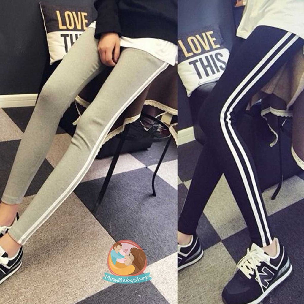 กางเกงเลกกิ้งคนท้องยืดหยุ่นได้ดี ช่วยโอบอุ้มท้องและสวมใส่สบาย