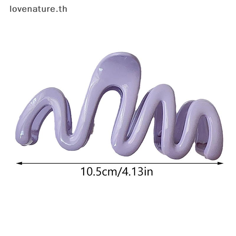 [Lovenature] ใหม่ กิ๊บติดผม เจลลี่ คลื่น หลากสีสัน ออกแบบดี แฟชั่นเกาหลี หวาน เรียบง่าย ไม่สม่ําเสมอ กิ๊บติดผม สําหรับผู้หญิง [TH]