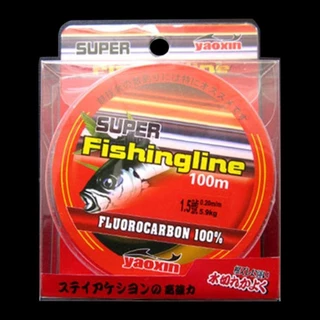 Qinyuz9 100m 100% Fluorocarbon Nylon PA String Angling Strongเชือกสายไฟ Monofilament