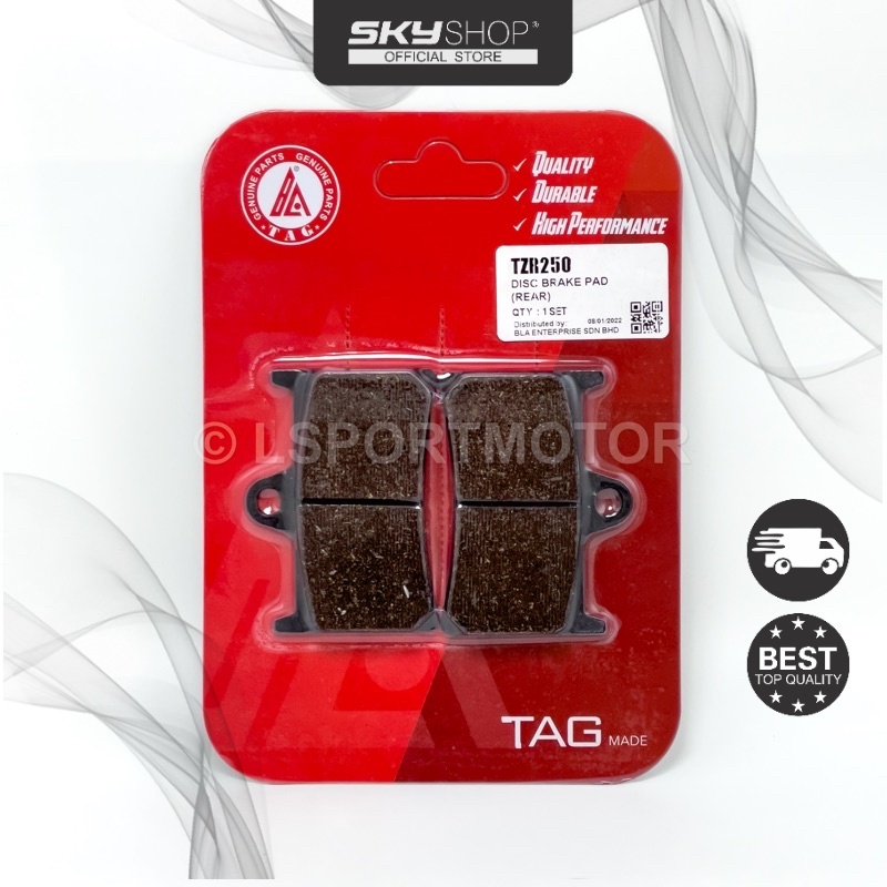 ผ้าเบรคดิสก์ YAMAHA TZR250 (หลัง) TZR 250 3MA คาลิเปอร์ผ้าเบรคผ้าเบรคแผ่นดิสก์ (S)