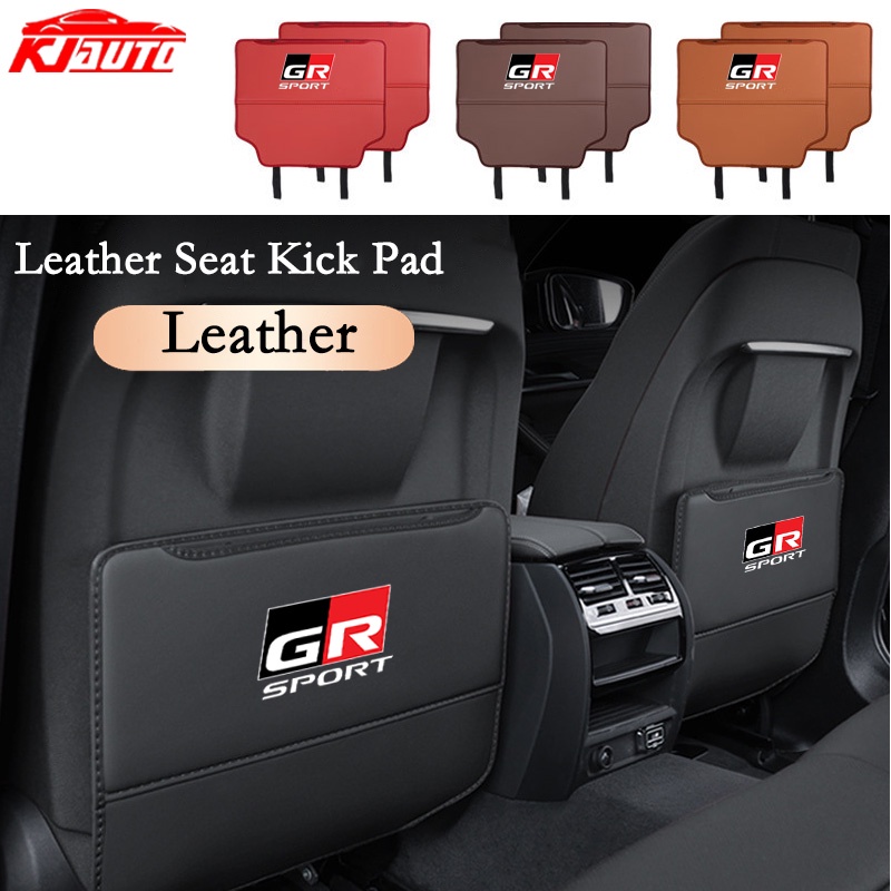 แผ่นเบาะหนัง ป้องกันฝุ่น สําหรับรถยนต์ Toyota GR Vios Raize Wigo Rush Wish Corolla Cross Veloz Yaris Ativ Revo Innova Avanza Altis Fortuner Hilux