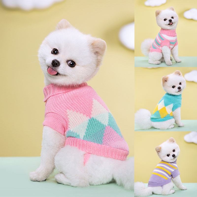 พร้อมส่ง เสื้อสัตว์เลี้ยง น่ารัก ให้อบอุ่น XS-XXL เหมาะสําหรับแมวและสุนัข