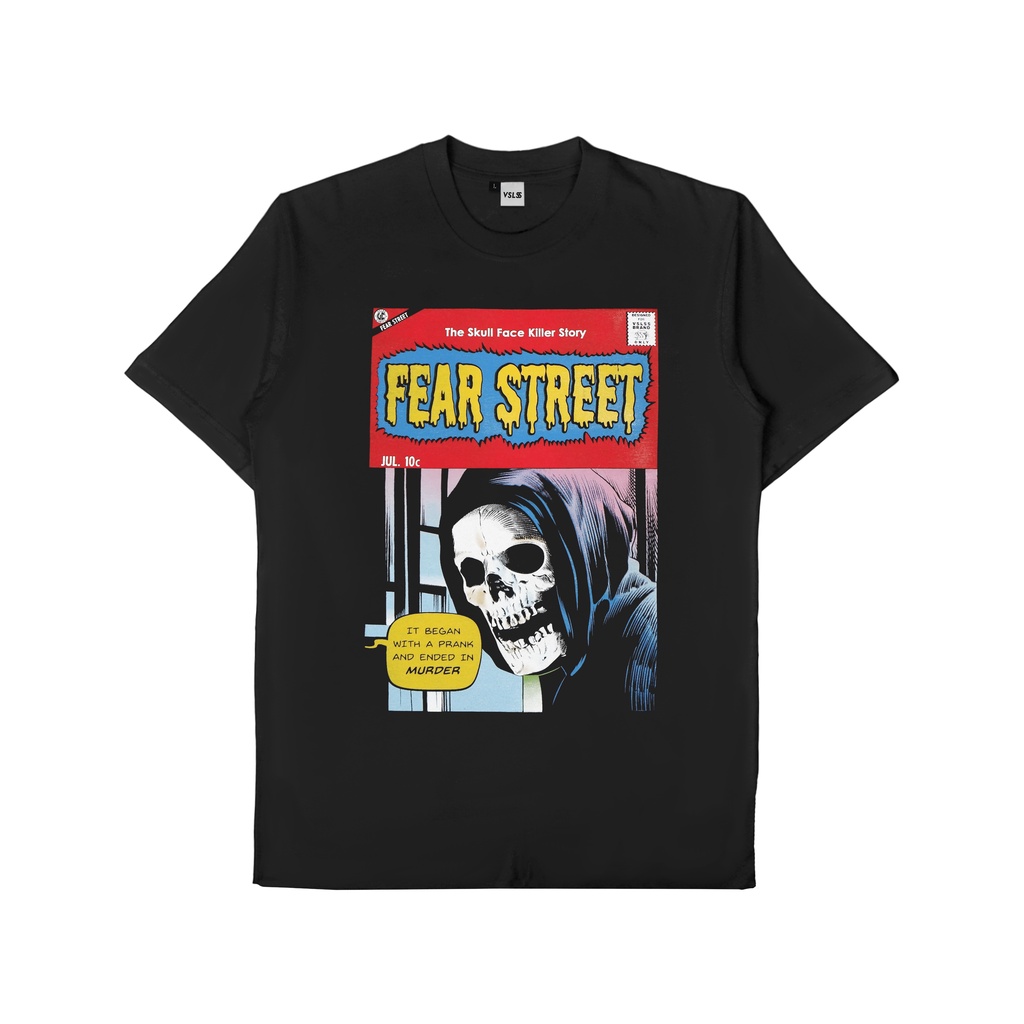 [HOT] เสื้อยืดแขนสั้น VSLSS Fear Street สีดํา