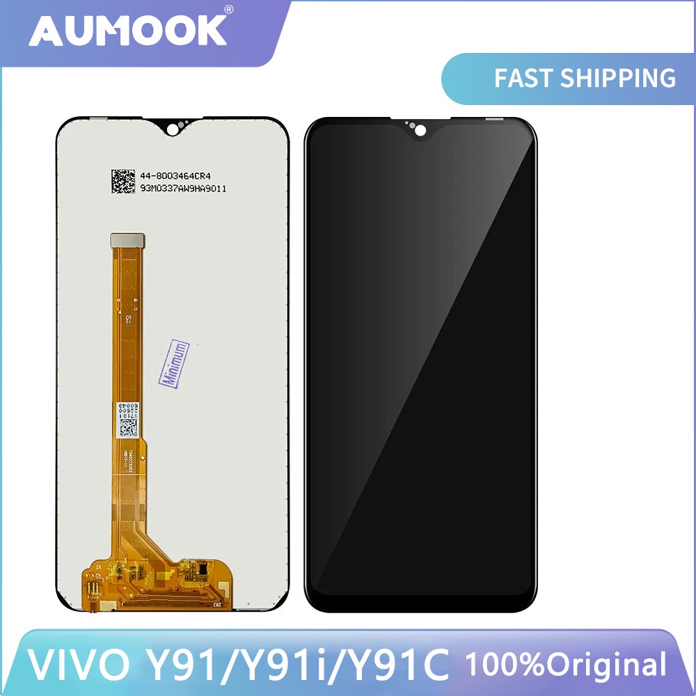 AUMOOK สําหรับ Vivo Y91 Y91i Y91c จอแสดงผล LCD Touch Screen Digitizer Assembly สําหรับ Y91 Y91i Y91c