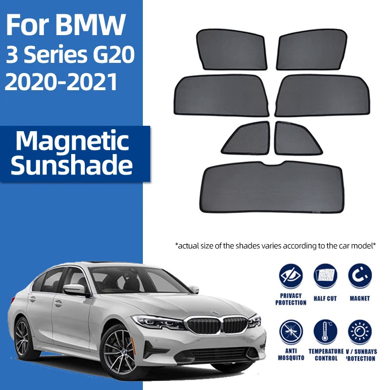 ม่านบังแดด ด้านหน้า และด้านหลัง สําหรับ BMW 3 Serie G20 2019-2024 G 20