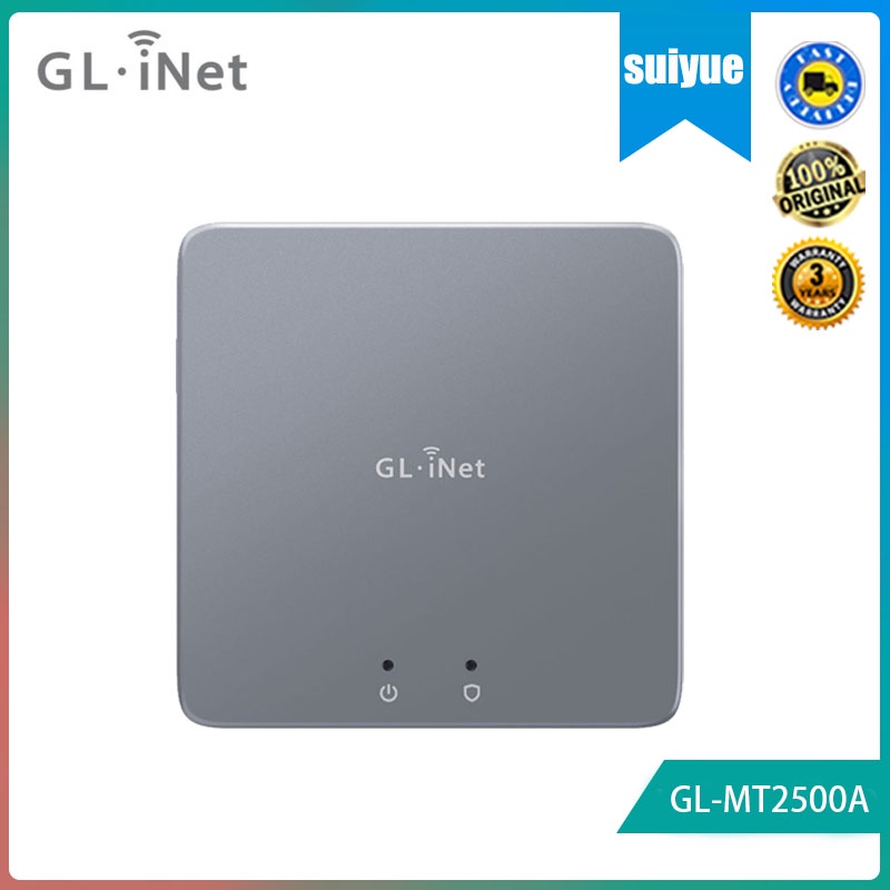 Gl-inet MT2500A เกตเวย์ VPN มีประสิทธิภาพ สําหรับโฮมออฟฟิศ และงานระยะไกล