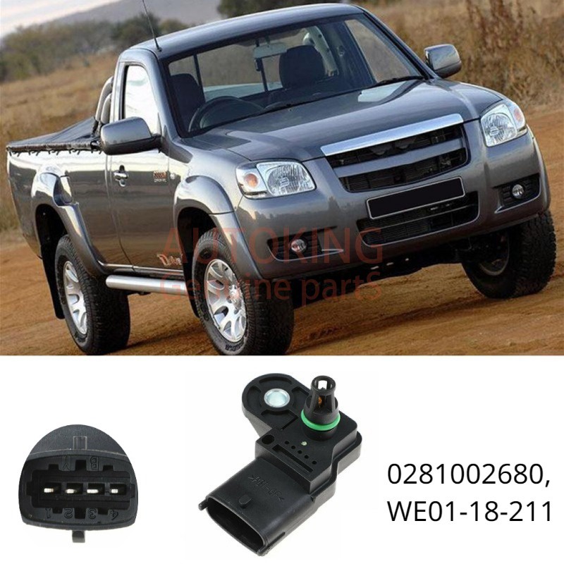เซนเซอร์วัดความดันอากาศท่อร่วมไอดี สําหรับ CHEVROLET AVEO CRUZE MALIBU TRAX HONDA ACCORD CIVIC FR-V 0281002680We01-18-211