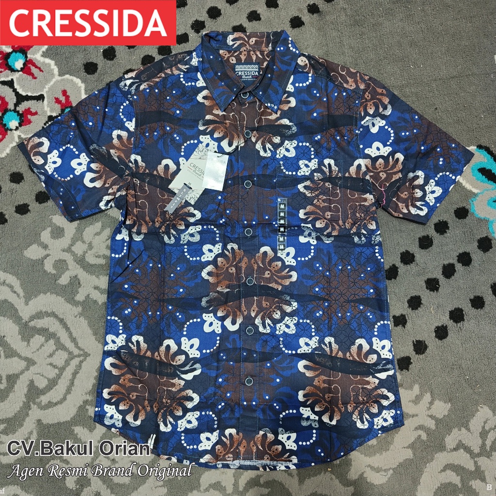 Kemeja เสื้อเชิ้ต ผ้าบาติก สําหรับผู้ชาย Cressida Original Shirt - RMWS.MW777 Indo Fashions