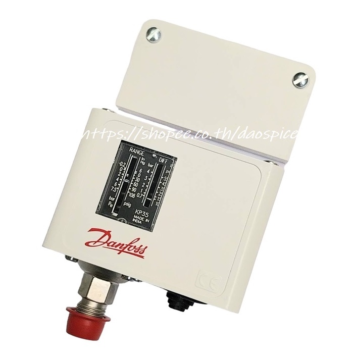 ปลั๊กกราว KP35 060-113391 *แถมฝาปิด* Pressure Switch Danfoss