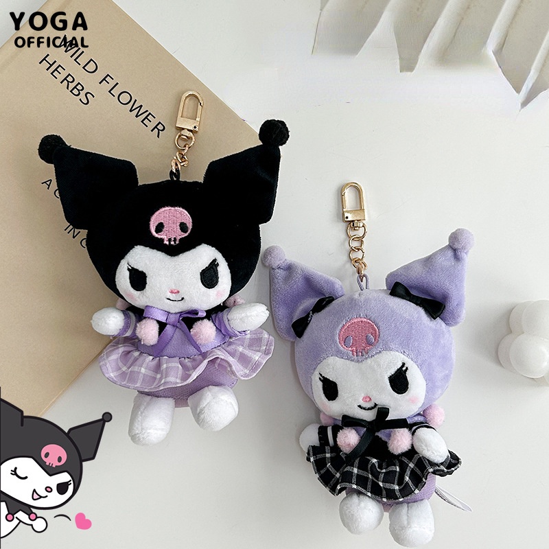 Kawaii Sanrio พวงกุญแจ จี้ตุ๊กตา Kuromi น่ารัก ของขวัญวันเกิด