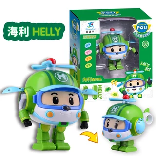 Robocar Poli Transformation ของเล่นรถตํารวจ Transformation หุ่นยนต์ Roy รถดับเพลิง Amba รถพยาบาล POLI ทีมกู้ภัยของเล่นเด็กของขวัญ