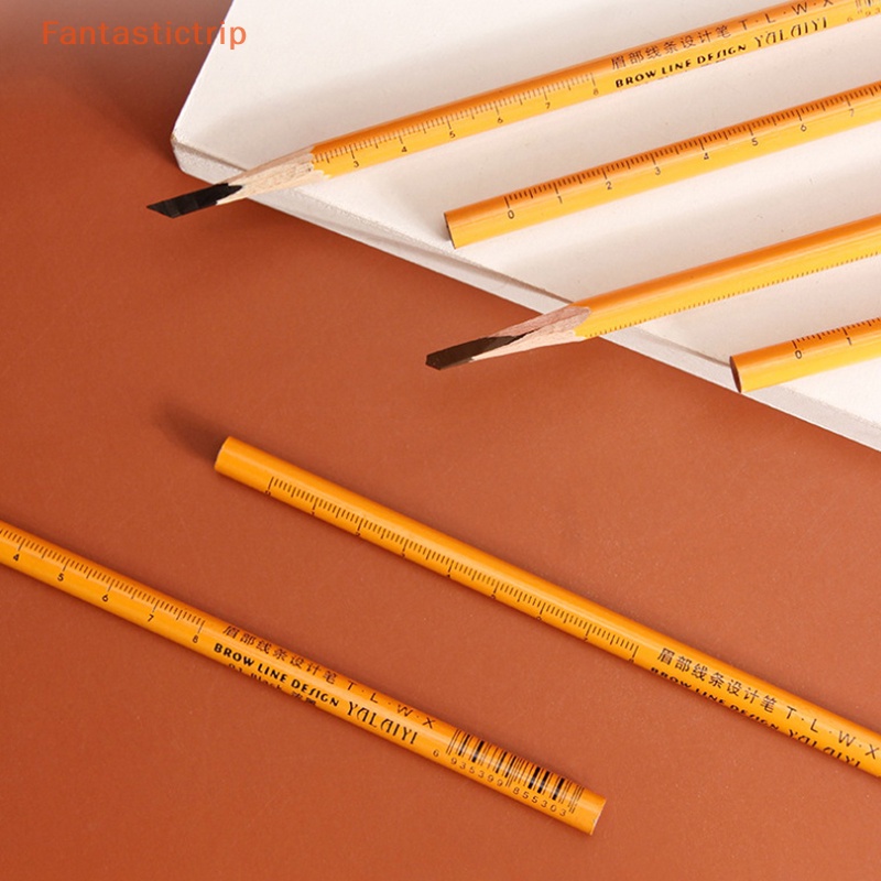 Fantastictrip 1 ชิ้น สักคิ้ว ดินสอ ยาว เลเซอร์ สีดํา ดินสอเขียนคิ้วเงา เครื่องสําอาง ทินท์ กันน้ํา ปากกาเขียนคิ้ว เครื่องมือแต่งหน้า แฟชั่น
