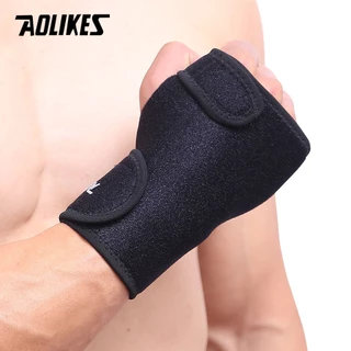 AOLIKES สายรัดข้อมือเสริมเหล็กและปลอกนิ้วป้องกันการบาดเจ็บที่ข้อมือและนิ้ว สายรัดข้อแก้ปวดป้องกันแพลงสายรัดมือ