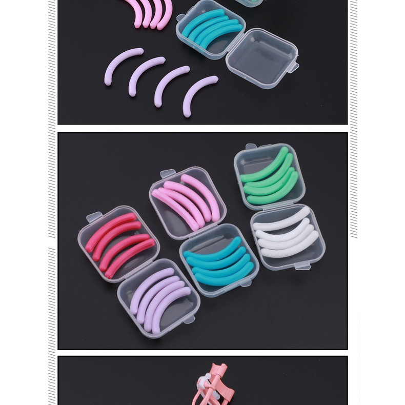 การเปลี่ยนที่ดัดขนตา แถบกาว ความยืดหยุ่นสูง ไม่แตกหักง่าย ยางและแถบพลาสติก เทปซิลิโคน ที่ดัดขนตา เครื่องมือเสริมความงาม - รูปที่ 7