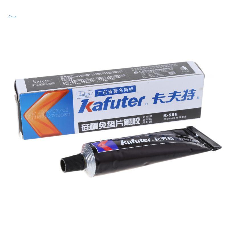 Chua K-586 กาวซิลิโคน กันน้ํา สีดํา สําหรับซ่อมแซมรถจักรยานยนต์ รถยนต์
