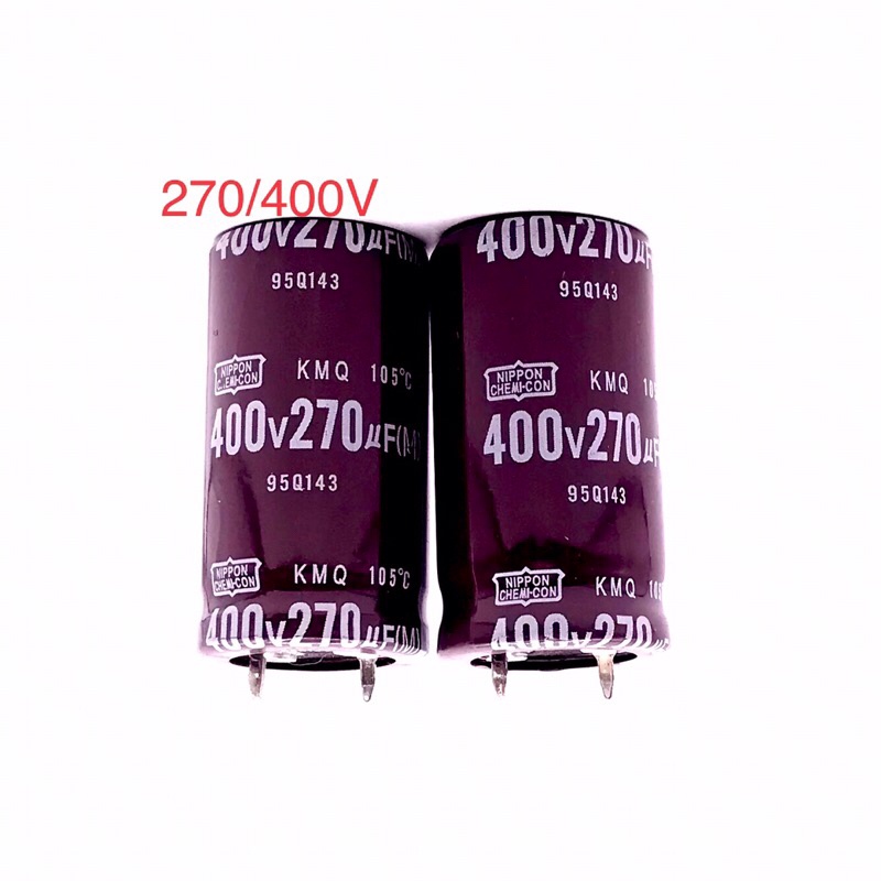 Capacitor 270UF/400V 105องศา(Nippon) คาปาซิเตอร์