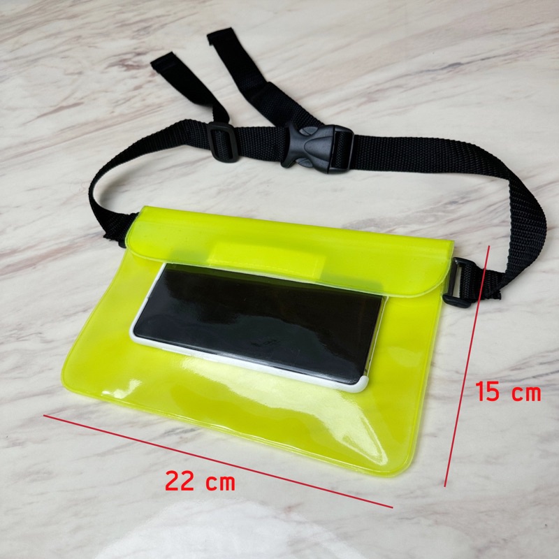 พร้อมส่ง🔥กระเป๋ากันน้ำคาดอก ซองใส่โทรศัพท์กันน้ำ  ซองพลาสติกกันน้ำ แบบคาดอก คาดเอว - รูปที่ 2
