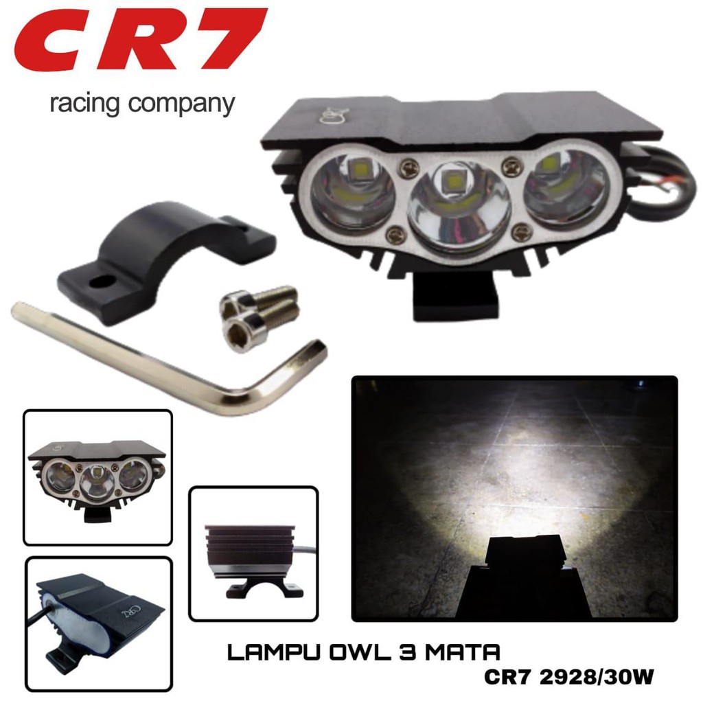 MATA LED Spotlight Owl Ultrafire 2 Eyes & 3 Eyes Universal สําหรับรถจักรยานยนต์ทั้งหมด