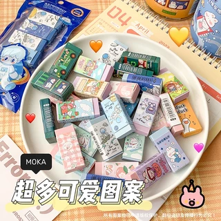 Cute Eraser ยกแพ็ค 5 ก้อน/ยางลบขนมหวานกล่อง 4 ชิ้นให้เลือก ยางลบดินสอ แบบแพ็ค ยางลบลายการ์ตูน เครื่องเขียน ยางลบน่ารัก
