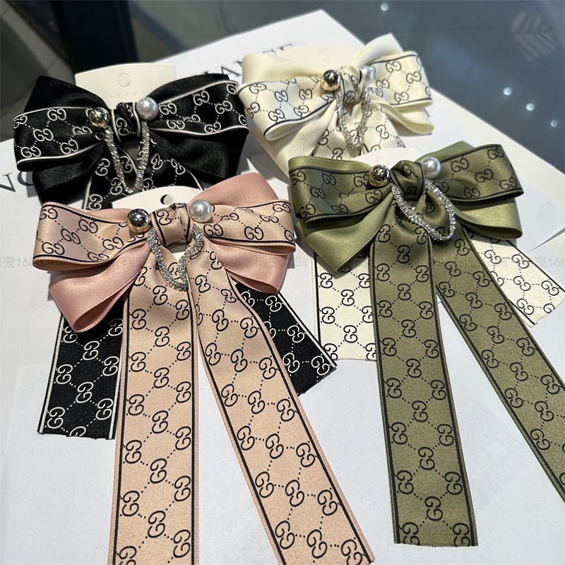 กิ๊บติดผมแฟชั่น ประดับโบว์ ริบบิ้นมุก สามมิติ เข้ากับทุกการแต่งกาย สไตล์แฟรี่