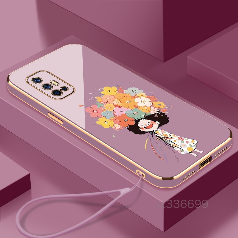 ใหม่ เคสโทรศัพท์มือถือ ซิลิโคน ลายดอกไม้ สําหรับ VIVO V15 VIVO V15 pro VIVO V17 V19 NEO VIVO V19 2024