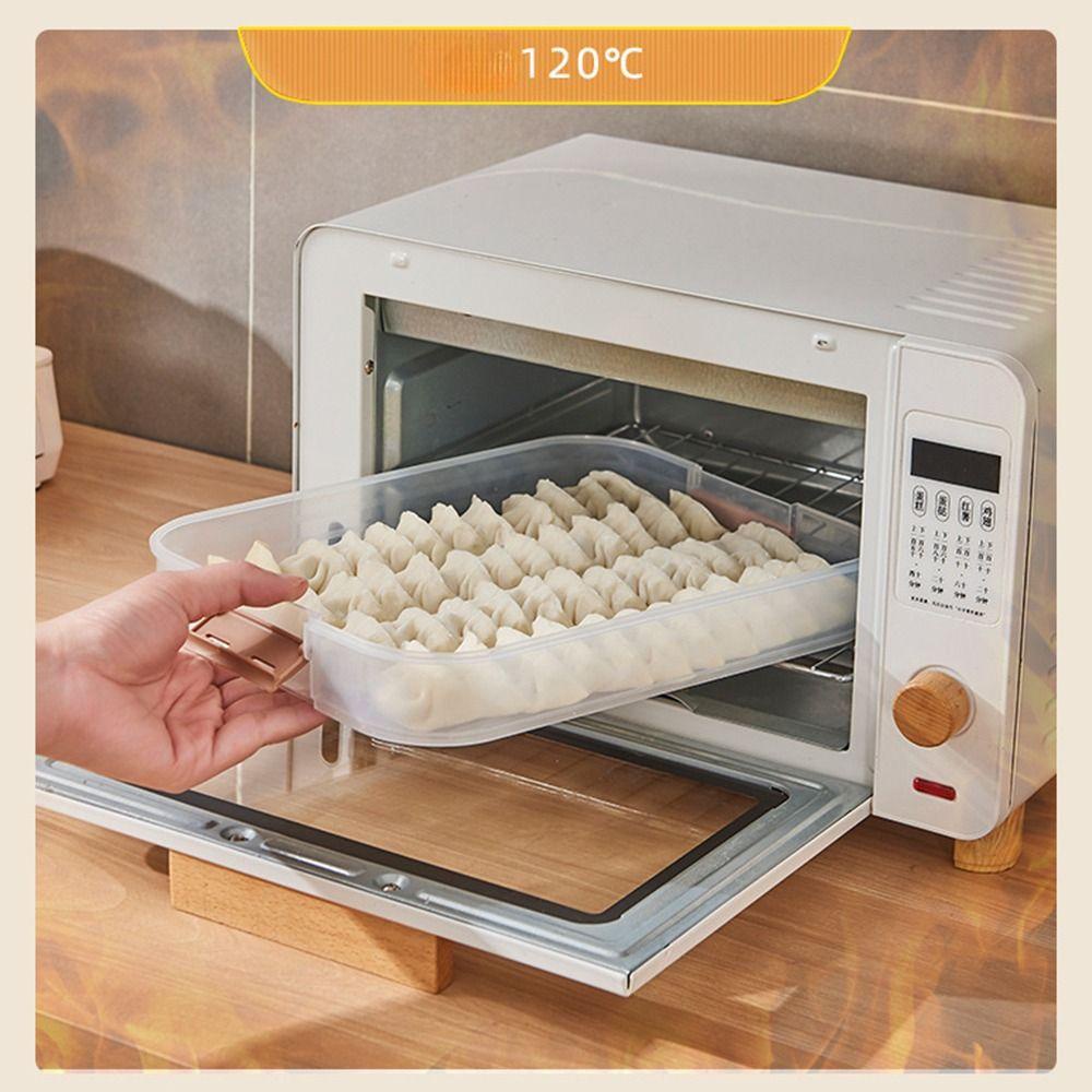 Trendyzone กล่องพลาสติกใส หลายชั้น 1 2 3 4 ชั้น สําหรับเก็บอาหาร เกี๊ยว ในตู้เย็น 1 ชิ้น - รูปที่ 2