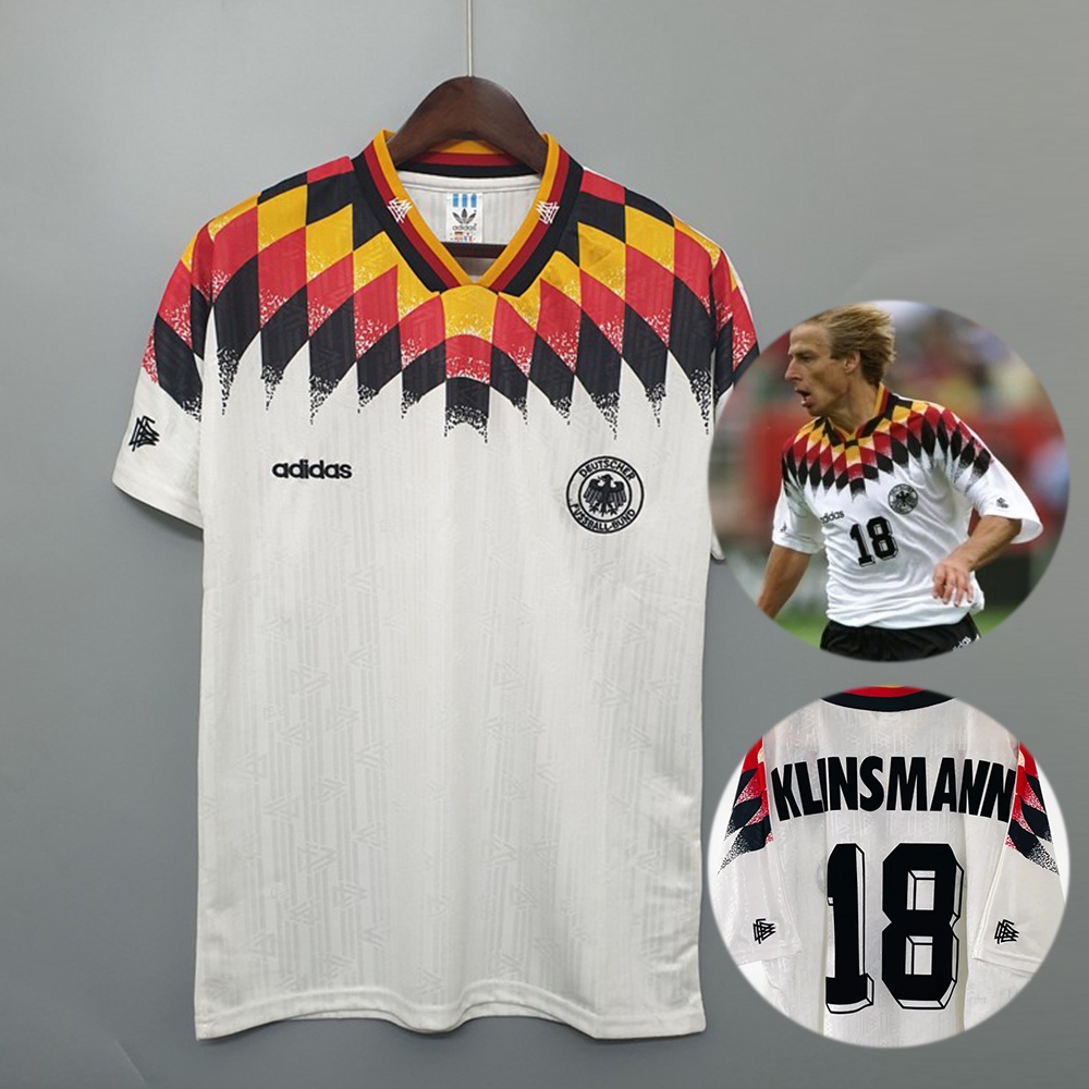 Retro 1994 Germany Home Football Jersey  Shirt Customized Name and Number