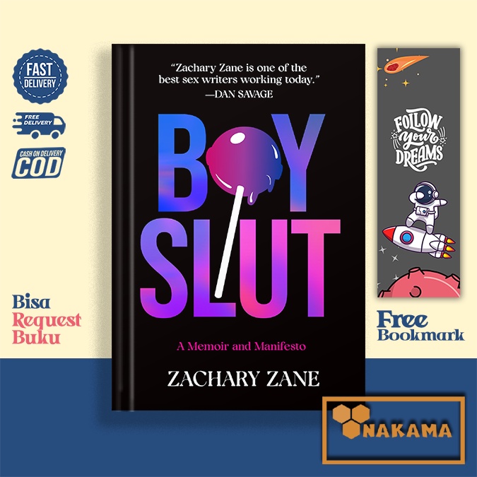 Boyslut: A Memoir and Manifesto โดย Zachary Zane (เวอร์ชั่นภาษาอังกฤษ)