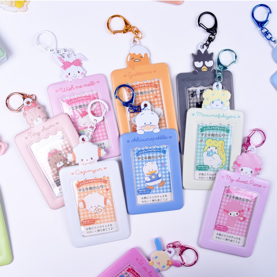 กระเป๋าใส่บัตร โฟโต้การ์ด 3 นิ้ว สําหรับ Sanrio PIANO XO Keroppi