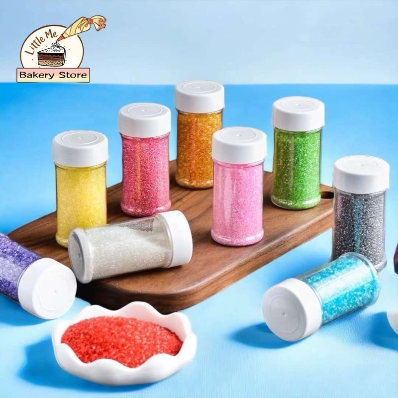 [พร้อมส่ง] Sprinkle  น้ำตาลตกแต่งเค้ก เม็ดน้ำตาลแต่งหน้าขนม คริสตัล (85 กรัม)