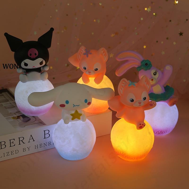 Happy NEW Year Sanrio โคมไฟข้างเตียง ของขวัญกวนๆ Kuromi ของขวัญลายการ์ตูน ข้างเตียง Hello Kitty Kuromi Cinnamoroll น่ารัก ของขวัญสําหรับเด็ก 2024 HOT