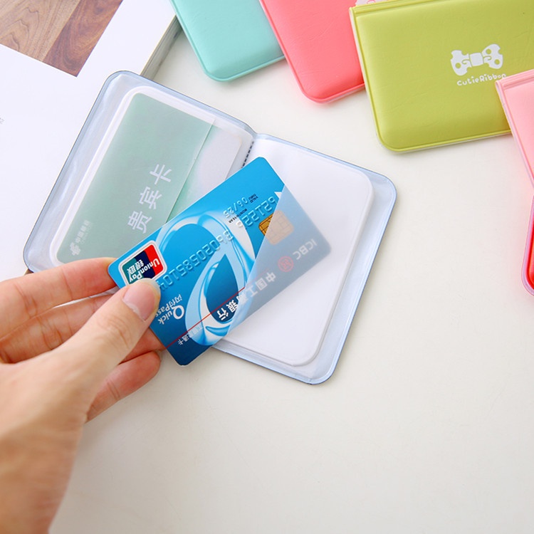 กระเป๋าใส่บัตร ใส่การ์ด สีสันน่ารักสไตล์เกาหลี #F-0012