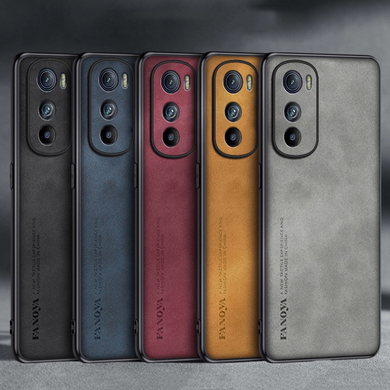 สําหรับ Motorola Edge 30/30 Pro / 30 Fusion หรูหรา ธุรกิจ ย้อนยุค หนังนิ่ม ยาง TPU เคส