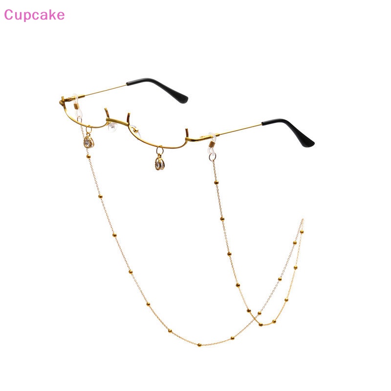 [CKE] แว่นตาวินเทจกรอบโลหะครึ่งไม่มีเลนส์สาว Chic คอสเพลย์ปาร์ตี้ตกแต่งเลนส์โลหะครึ่งกรอบแว่นตาพร้อม