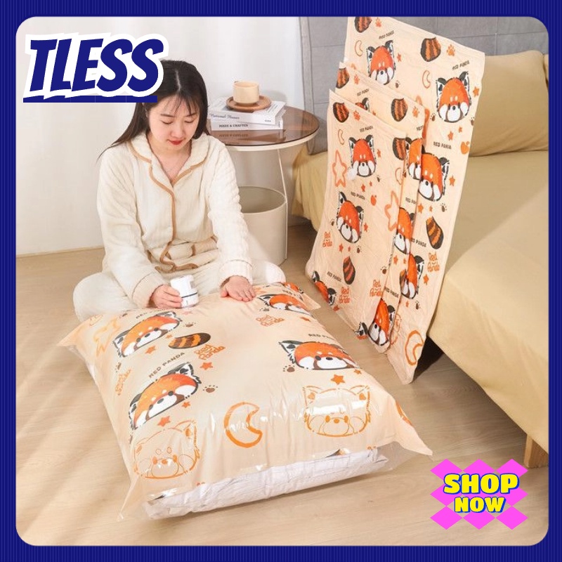 ถุงสูญญากาศ ช่วยประหยัดพื้นที่ ใส่เสื้อผ้า ของใช้ในบ้าน ปิดแน่นใช้งานง่าย vacuum bag