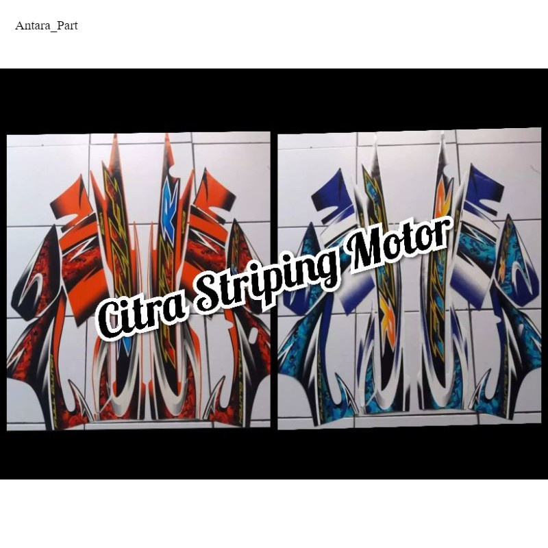 QUALITY YAMAHA F1ZR 2005 MOTORCYCLE BODY STRIPING STICKER